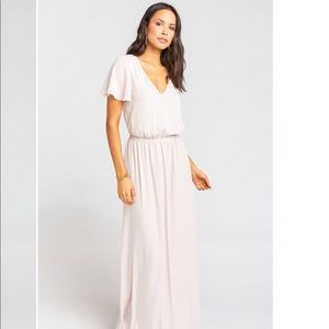Michelle Flutter Maxi Dress Crisp